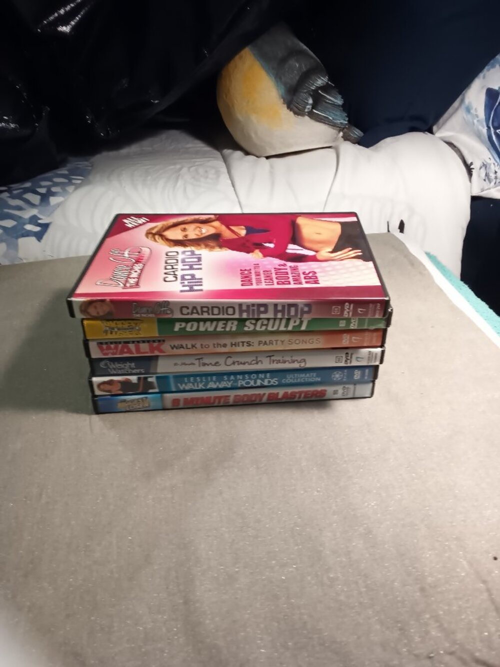 Set of 6 Workout DVDs.